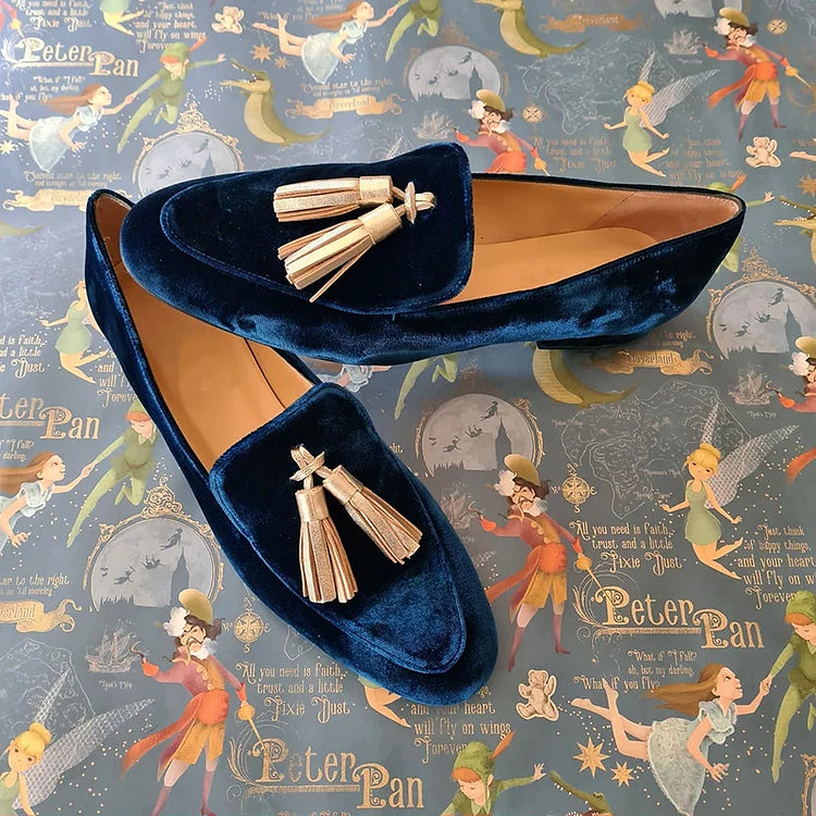 MOCASSINO MIDNIGHT ELEGANCE CON NAPPE CHAMPAGNE