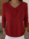Lucia™ | Cozy Sweater with a Soft Collar