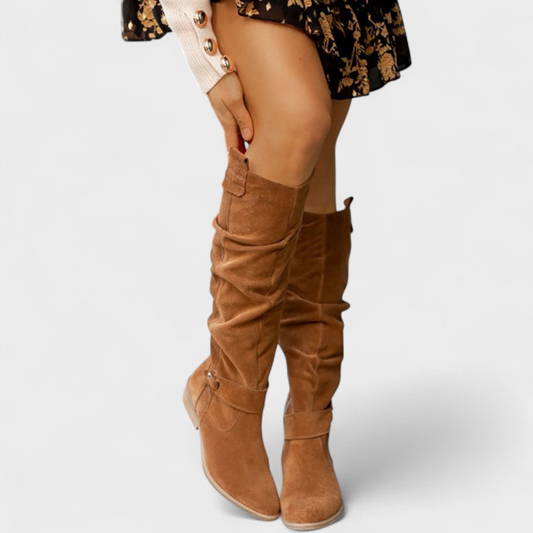 Lina – Stivali in camoscio comodi