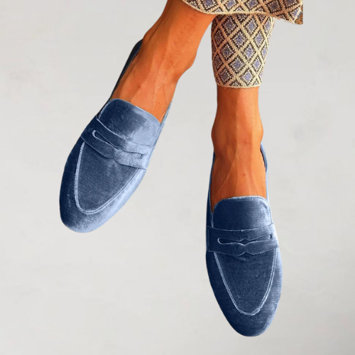 Brenda - Mocassini Eleganti in Velluto