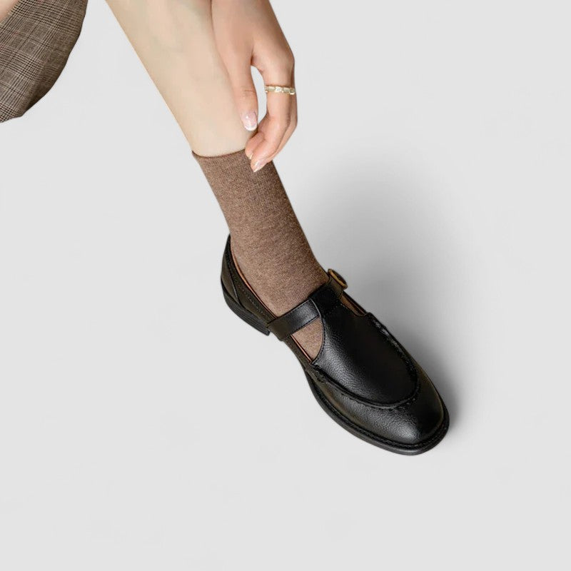 Avery - Scarpe ortopediche a punta quadrata Mary Jane